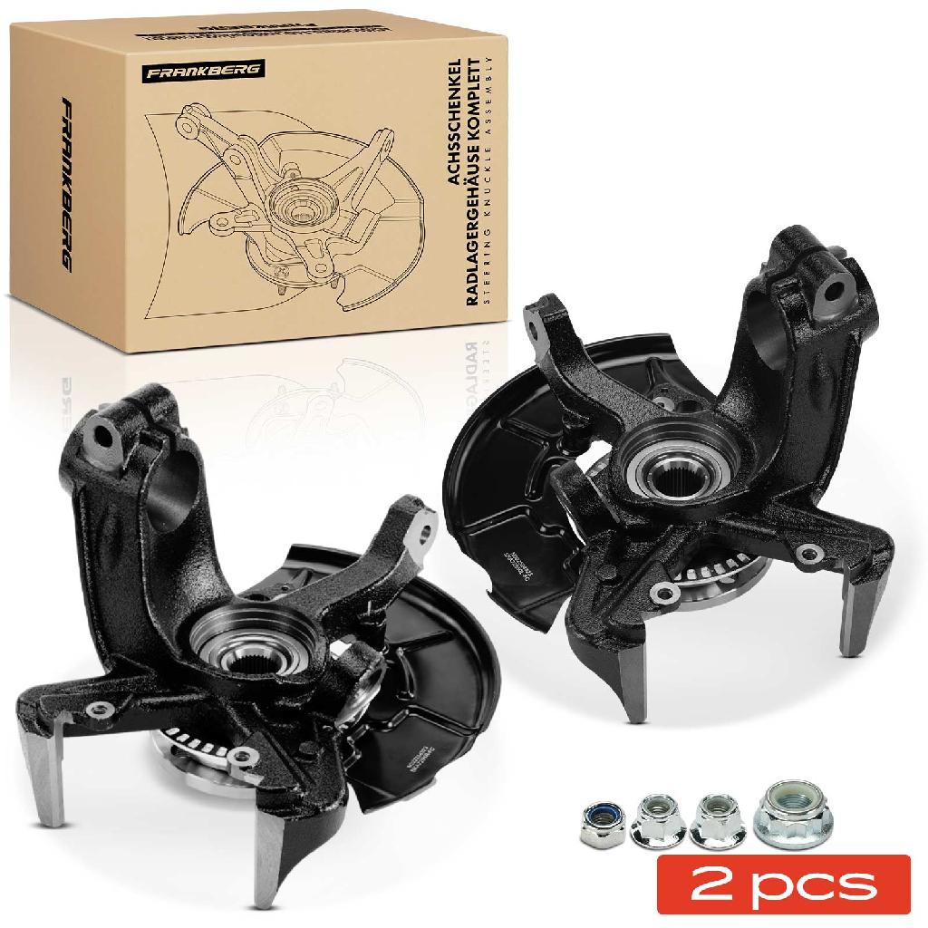2x Achsschenkel Radlagergehäuse Komplett Vorderachse für VW Golf IV Audi A3 8L1 Skoda Octavia I Seat