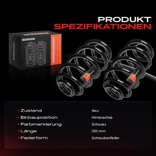 Frankberg 2x Fahrwerksfeder Hinterachse für Opel Signum Z03 Vectra C Caravan Z02 2003-2009 Bild Frankberg 2x Fahrwerksfeder Hinterachse für Opel Signum Z03 Vectra C Caravan Z02 2003-2009