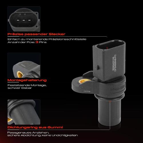 1x Kurbelwellensensor Impulsgeber für BMW E46 E60 E81 E82 E87 E88 E90-E93 X1 X3 Z4 Bild 1x Kurbelwellensensor Impulsgeber für BMW E46 E60 E81 E82 E87 E88 E90-E93 X1 X3 Z4