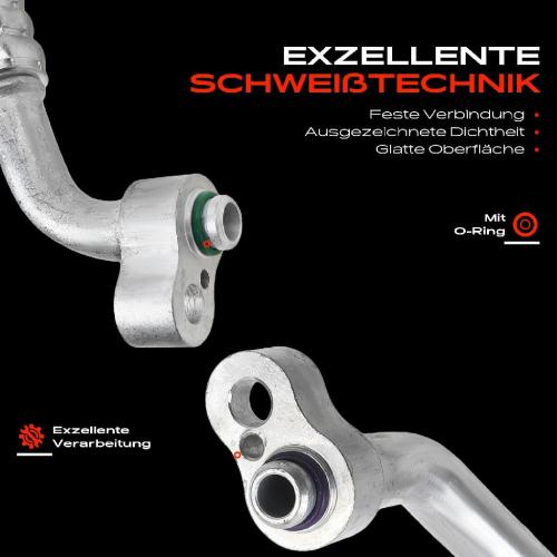 1x Hochdruckleitung Klimaanlage für VW Golf IV Bora Audi A3 8L1 Seat Leon Skoda Bild 1x Hochdruckleitung Klimaanlage für VW Golf IV Bora Audi A3 8L1 Seat Leon Skoda