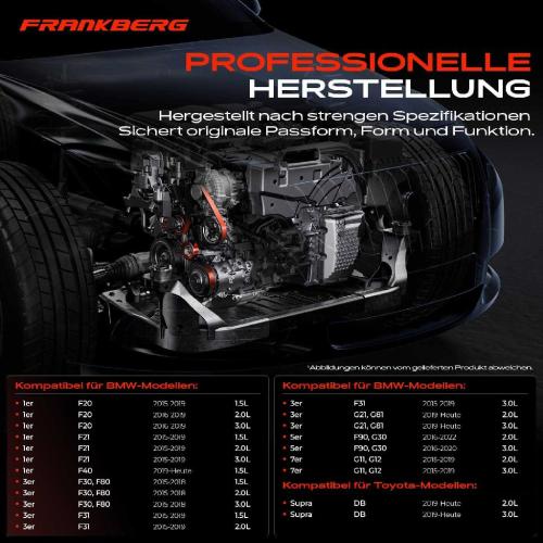 1x Spannrolle Riemenspanner für BMW F20 F21 F30 F34 G20 F31 F33 F36 G30 G01 G02 Bild 1x Spannrolle Riemenspanner für BMW F20 F21 F30 F34 G20 F31 F33 F36 G30 G01 G02