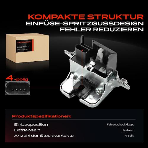 1x Türschloss Fahrzeugheckklappe für VW Sharan 7N Touareg 7P Seat Alhambra 710 Bild 1x Türschloss Fahrzeugheckklappe für VW Sharan 7N Touareg 7P Seat Alhambra 710