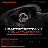 1x Kraftstoffeinfüllrohr Einfüllstutzen für Nissan Almera Tino V10 2000-2006