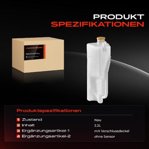 1x Ausgleichsbehälter Kühlmittelbehälter für Jeep Wrangler III JK 3.8L 2007-2011 Bild 1x Ausgleichsbehälter Kühlmittelbehälter für Jeep Wrangler III JK 3.8L 2007-2011