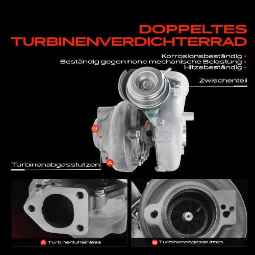 1x Abgasturbolader für BMW 5er E60 5er Touring E61 7er E65 E66 E67 3.0L 2002-2005 Bild 1x Abgasturbolader für BMW 5er E60 5er Touring E61 7er E65 E66 E67 3.0L 2002-2005