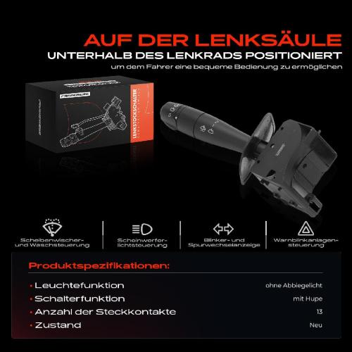 1x Kombischalter Lenkstockschalter für Renault Kangoo KC0/1 Megane I BA0/1 DA0/1 KA0/1 Bild 1x Kombischalter Lenkstockschalter für Renault Kangoo KC0/1 Megane I BA0/1 DA0/1 KA0/1