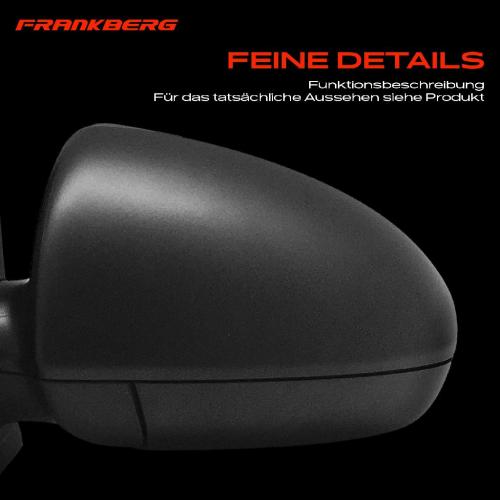 1x Außenspiegel Links für Smart Fortwo Cabrio Coupe 451 0.8L 1.0L Bj ab 2007 Bild 1x Außenspiegel Links für Smart Fortwo Cabrio Coupe 451 0.8L 1.0L Bj ab 2007