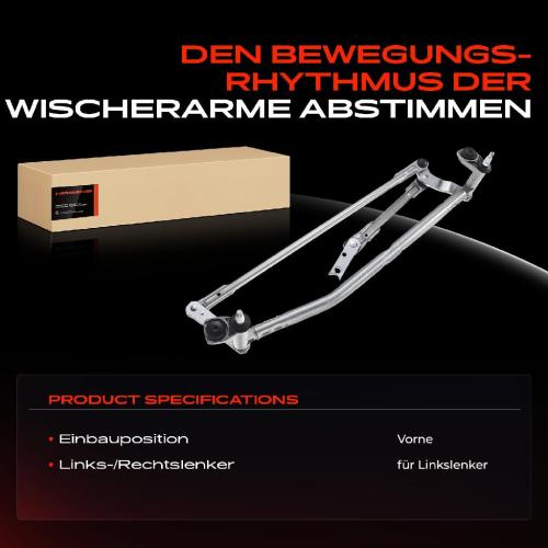 1x Wischergestänge Vorne für VW Passat Variant 3C2 362 365 3C5 Bild 1x Wischergestänge Vorne für VW Passat Variant 3C2 362 365 3C5