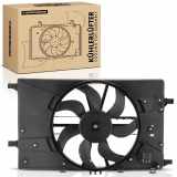 Frankberg 1x Motorkühller Einfachlüfter mit Kühlerlüfterrahmen Chevrolet Cruze Opel Astra J Insignia A