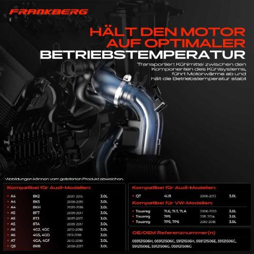 1x Kühlmittelflansch Wasserauslass für VW Touareg Audi A4 8K5 B8 A6 4G5 4GD Q5 3.0L Bild 1x Kühlmittelflansch Wasserauslass für VW Touareg Audi A4 8K5 B8 A6 4G5 4GD Q5 3.0L