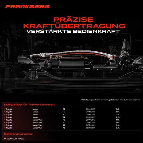 1x Seilzug Feststellbremse Hinterachse rechts für Toyota Verso Van R2 2009-2018 Bild 1x Seilzug Feststellbremse Hinterachse rechts für Toyota Verso Van R2 2009-2018