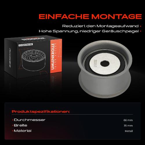 1x Umlenkrolle Führungsrolle für VW Passat 3B2 Audi A6 4B2 Skoda Superb Bild 1x Umlenkrolle Führungsrolle für VW Passat 3B2 Audi A6 4B2 Skoda Superb