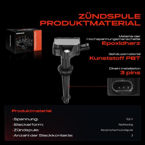 1x Zündmodul Zündspule für Jaguar XF Sportbrake XJ XK Cabriolet Coupe Land Rover Discovery IV Range III Sport Bild 1x Zündmodul Zündspule für Jaguar XF Sportbrake XJ XK Cabriolet Coupe Land Rover Discovery IV Range III Sport