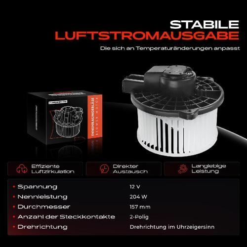 Frankberg 1x Gebläsemotor Innenraumgebläse für Mazda 6 GH 1.8L 2.0L 2.2L 2.5L 2007-2013 Bild Frankberg 1x Gebläsemotor Innenraumgebläse für Mazda 6 GH 1.8L 2.0L 2.2L 2.5L 2007-2013