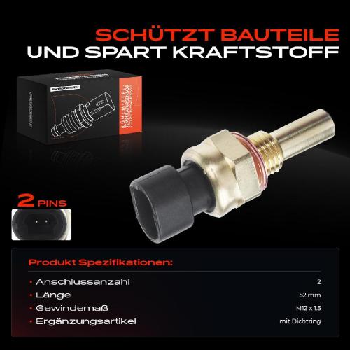 Frankberg 1x Kühlmitteltemperatur Sensor Temperatursensor für Benz S-Klasse SL BMW E3 Daewoo Bild Frankberg 1x Kühlmitteltemperatur Sensor Temperatursensor für Benz S-Klasse SL BMW E3 Daewoo