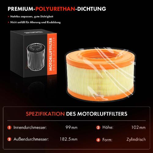 1x Luftfilter Filtereinsatz für VW Transporter 24 25 Saab 900 AC4 Austin 1.9-2.1L Bild 1x Luftfilter Filtereinsatz für VW Transporter 24 25 Saab 900 AC4 Austin 1.9-2.1L