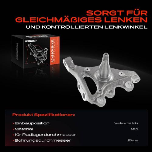 1x Achsschenkel Radaufhängung Vorderachse Links für Mercedes-Benz W203 W204 C204 CL203 S203 S204 C209 Bild 1x Achsschenkel Radaufhängung Vorderachse Links für Mercedes-Benz W203 W204 C204 CL203 S203 S204 C209