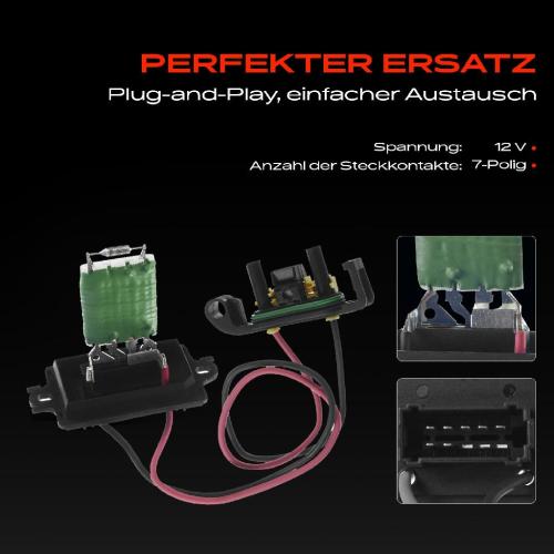 1x Widerstand Vorwiderstand Gebläsemotor für Renault Megane BM0/1_CM0/1_EM0/1_EM0/1_ 1.4L-2.0L Bild 1x Widerstand Vorwiderstand Gebläsemotor für Renault Megane BM0/1_CM0/1_EM0/1_EM0/1_ 1.4L-2.0L