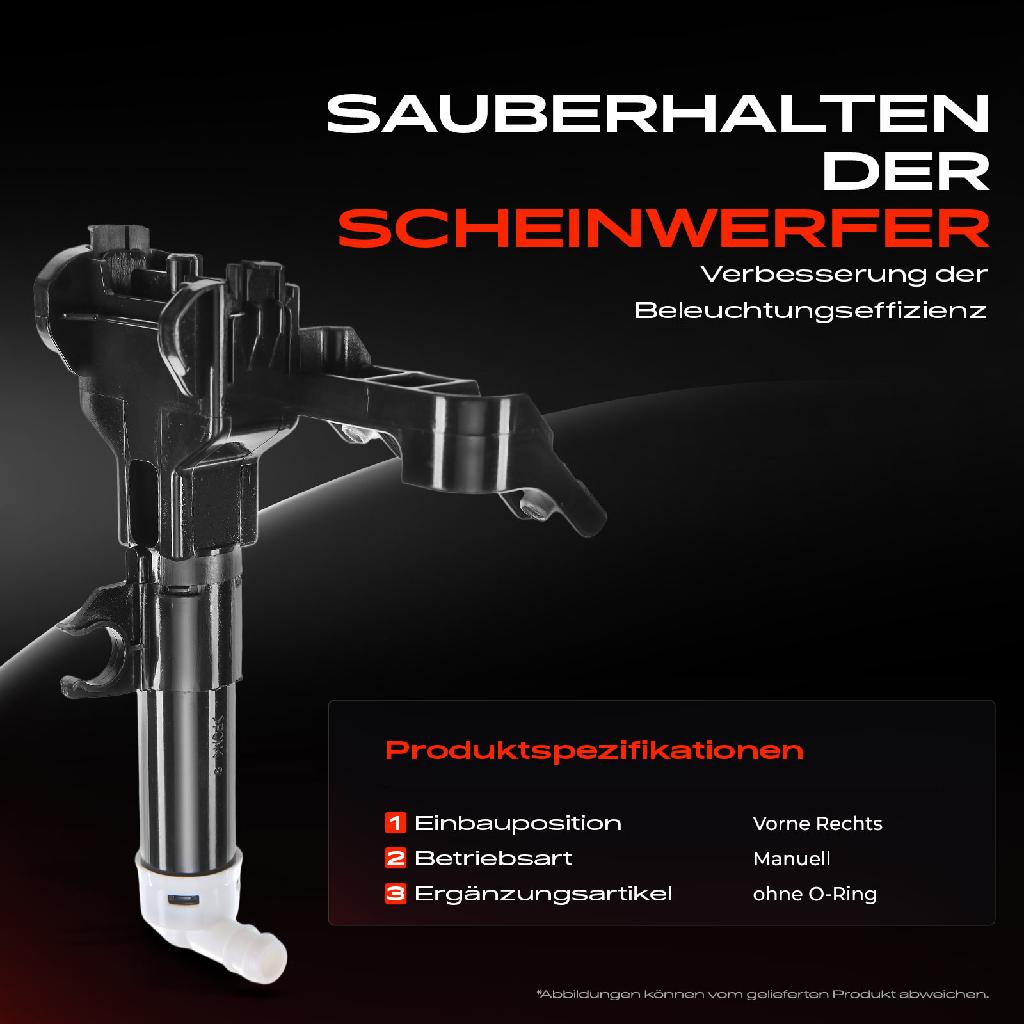 1x Scheinwerferreinigung Waschwasserdüse Vorne Rechts für Toyota RAV 4 A3 2005-2013