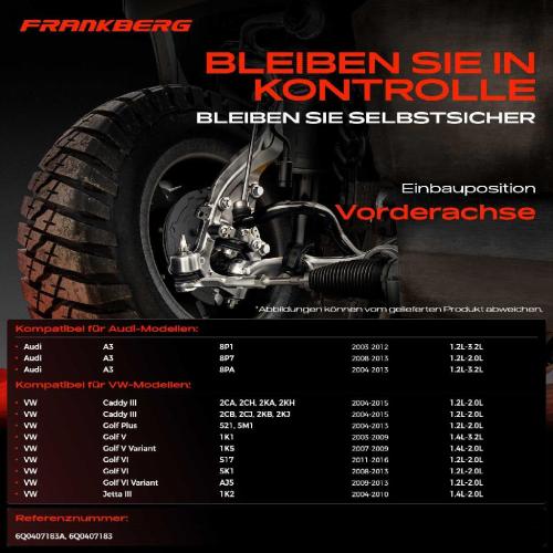 2x Lagerbuchse Vorderachse für VW Beetle Caddy MPV Kasten/MPV EOS Fox Schrägheck Golf Plus V Variant Bild 2x Lagerbuchse Vorderachse für VW Beetle Caddy MPV Kasten/MPV EOS Fox Schrägheck Golf Plus V Variant