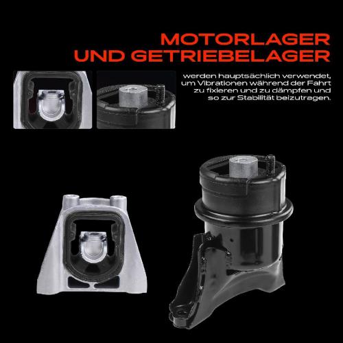 1x Drehmomentstützlager Motorlager Getriebelagerlager Links für Honda Civic VIII Stufenheck FA FD 1.3L Bild 1x Drehmomentstützlager Motorlager Getriebelagerlager Links für Honda Civic VIII Stufenheck FA FD 1.3L