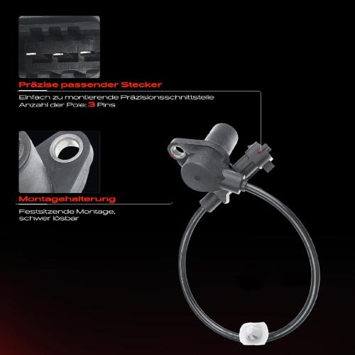 Frankberg 1x Kurbelwellensensor Impulsgeber für Hyundai Getz i10 i20 KIA Rio II III Picanto 1.1L 1.5L Bild Frankberg 1x Kurbelwellensensor Impulsgeber für Hyundai Getz i10 i20 KIA Rio II III Picanto 1.1L 1.5L