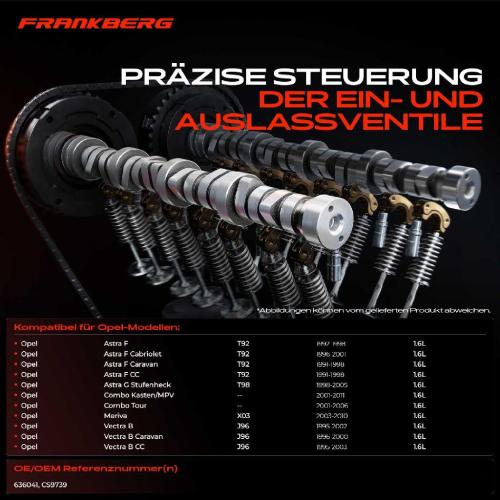 1x Nockenwelle für Opel Astra F CC Cabriolet Astra G F70 Meriva Bild 1x Nockenwelle für Opel Astra F CC Cabriolet Astra G F70 Meriva