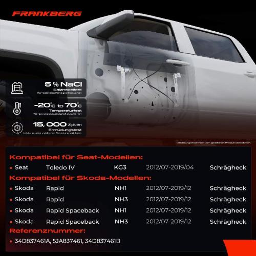 1x Fensterheber Vorne Links für Seat Toledo IV KG3 Skoda Rapid Spaceback NH1 04-19 Bild 1x Fensterheber Vorne Links für Seat Toledo IV KG3 Skoda Rapid Spaceback NH1 04-19