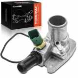 Frankberg 1x Thermostat Kühlmittel für Fiat 500 C Grande Alfa Romeo Mito Opel Combo Lancia 0.9L-1.4L