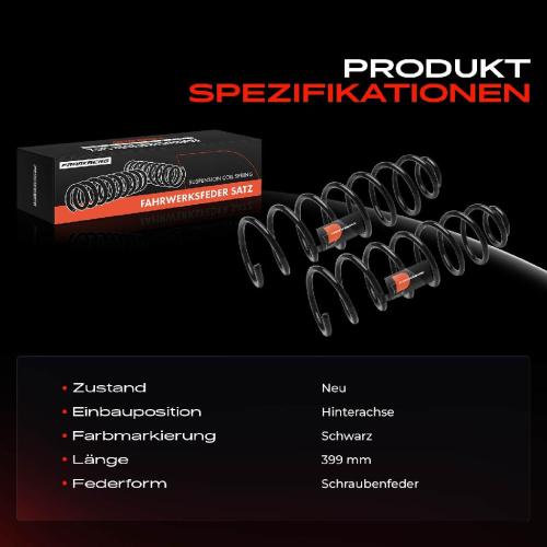 Frankberg 2x Fahrwerksfeder Hinterachse für Chevrolet Silverado 2500 Sierra 1500 Saab 9-5 YS3E 1997-2013 Bild Frankberg 2x Fahrwerksfeder Hinterachse für Chevrolet Silverado 2500 Sierra 1500 Saab 9-5 YS3E 1997-2013