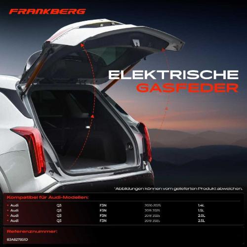 1x Gasfeder Elektrisch Heckklappe Hinten Links oder Rechts für Audi Q3 Sportback F3N 1.4L 1.5L Bj ab 2019 Bild 1x Gasfeder Elektrisch Heckklappe Hinten Links oder Rechts für Audi Q3 Sportback F3N 1.4L 1.5L Bj ab 2019