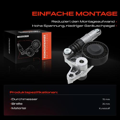 1x Spannrolle Riemenspanner für VW Touareg 7L Audi A4 8E A6 4F A8 4E Q7 4LB 2.7L 3.0L Bild 1x Spannrolle Riemenspanner für VW Touareg 7L Audi A4 8E A6 4F A8 4E Q7 4LB 2.7L 3.0L