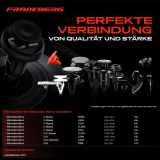 20x Befestigungsclips Säulenverkleidung Abdeckung Hinten für Mercedes-Benz C207 W211 W204 W164