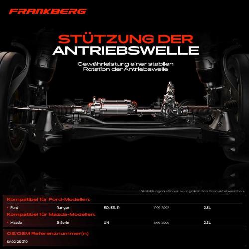 1x Lagerung Gelenkwelle Kardanwellenlager für Ford Ranger Mazda B-Serie UN 2.5L Bild 1x Lagerung Gelenkwelle Kardanwellenlager für Ford Ranger Mazda B-Serie UN 2.5L