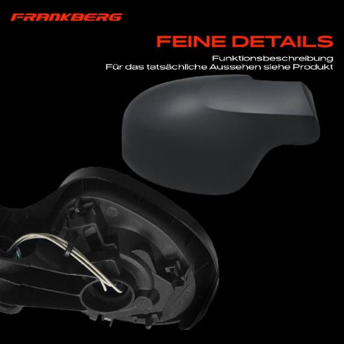 Frankberg 1x Außenspiegel Links für Renault Twingo II CN0 1.2L 1.5L 1.6L Bj ab 2007 Bild Frankberg 1x Außenspiegel Links für Renault Twingo II CN0 1.2L 1.5L 1.6L Bj ab 2007