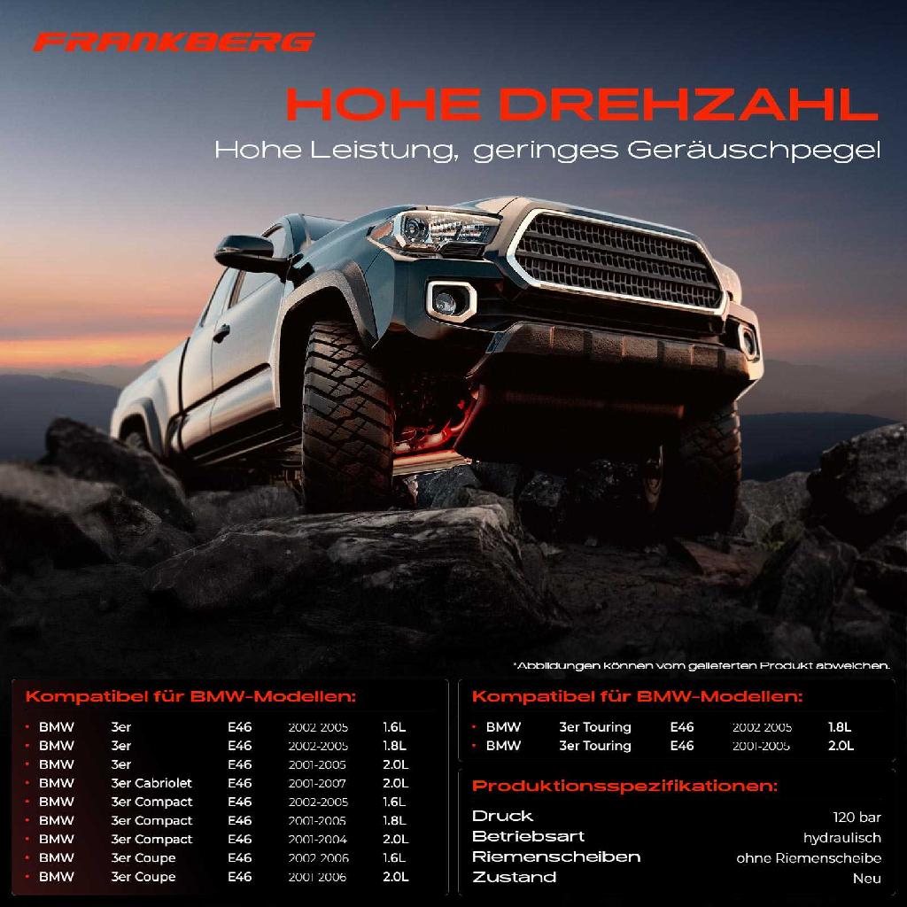 1x Servopumpe hydraulisch für BMW 3er Cabriolet Compact Coupe Touring E46