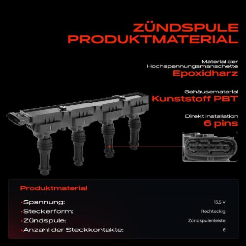 Frankberg 1x Zündspule Zündkerze für Opel Agila (A) Astra G Caravan CC Stufenheck Corsa B C Kasten/Schrägheck Bild Frankberg 1x Zündspule Zündkerze für Opel Agila (A) Astra G Caravan CC Stufenheck Corsa B C Kasten/Schrägheck