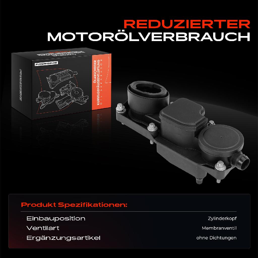 1x Ölabscheider Kurbelgehäuseentlüftung für Mercedes-Benz W203 C209 W211 S211 CL203 W220
