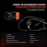 1x ABS Sensor Hinterachse links für Hyundai i30 Coupe Hatchback Van Kombi KIA Cee'D Combi Sportswagon Pro