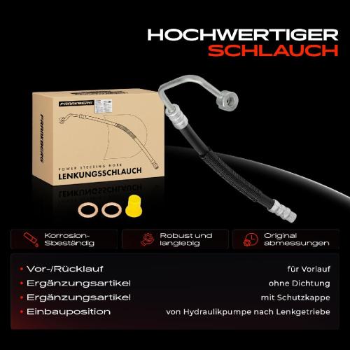 1x Hydraulikschlauch Lenkung für Mitsubishi L200 K5T K6T K7T 2.4L 1996-2007 Bild 1x Hydraulikschlauch Lenkung für Mitsubishi L200 K5T K6T K7T 2.4L 1996-2007