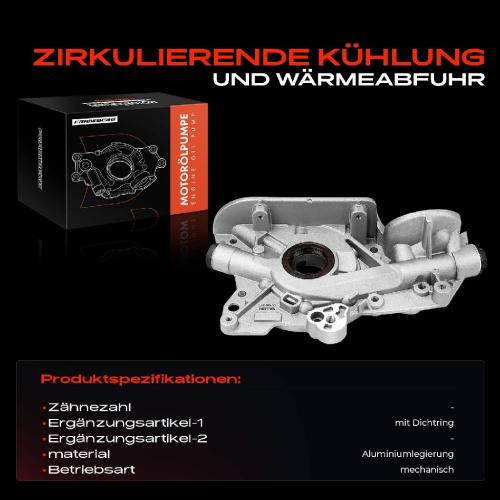 Frankberg 1x Ölpumpe für Opel Astra F CC Caravan Kasten/Kombi T92 1.7L 1992-1999 Bild Frankberg 1x Ölpumpe für Opel Astra F CC Caravan Kasten/Kombi T92 1.7L 1992-1999