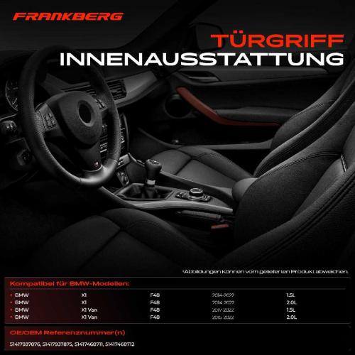 4x Türgriff Innenausstattung Beidseitig für BMW X1 Van F48 2014-2022 Bild 4x Türgriff Innenausstattung Beidseitig für BMW X1 Van F48 2014-2022