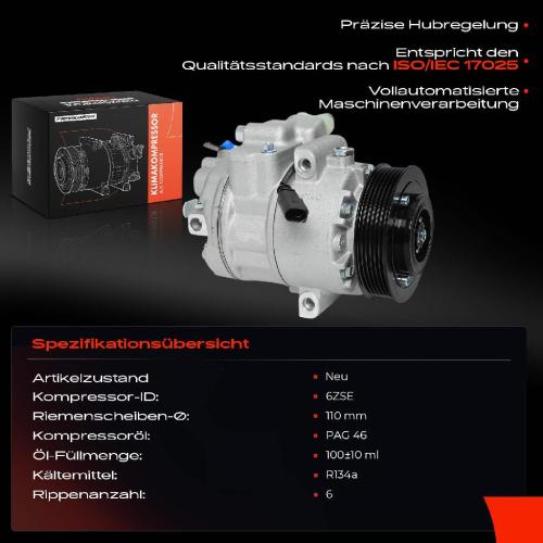 1x Klimakompressor für VW Polo Fabia I Audi A2 Seat Skoda 1.0L-1.9L Bild 1x Klimakompressor für VW Polo Fabia I Audi A2 Seat Skoda 1.0L-1.9L