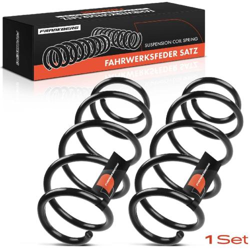 Frankberg 2x Fahrwerksfeder Vorderachse für VW Golf V VI 1K 5K Jetta III IV 162 Scirocco Bild Frankberg 2x Fahrwerksfeder Vorderachse für VW Golf V VI 1K 5K Jetta III IV 162 Scirocco