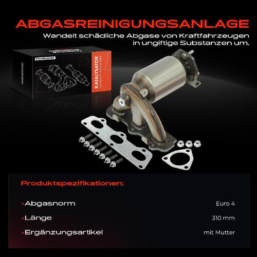 1x Krümmerkatalysator für Seat Ibiza III 6L1 1.2L 2002-2006 Bild 1x Krümmerkatalysator für Seat Ibiza III 6L1 1.2L 2002-2006