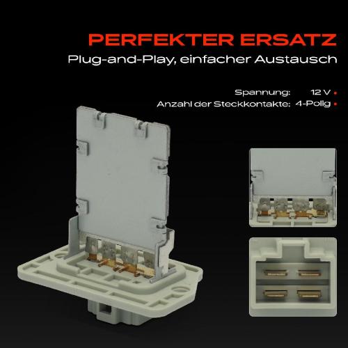 1x Widerstand Vorwiderstand Gebläsemotor für Hyundai Sonata V NF i30 KIA Cee'D Bild 1x Widerstand Vorwiderstand Gebläsemotor für Hyundai Sonata V NF i30 KIA Cee'D