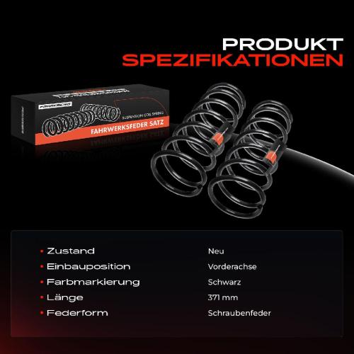 2x Fahrwerksfeder Vorderachse für BMW 6er E24 2.8L 3.2L 3.4L 1977-1989 Bild 2x Fahrwerksfeder Vorderachse für BMW 6er E24 2.8L 3.2L 3.4L 1977-1989