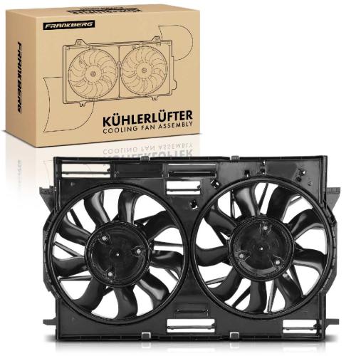 1x Motorkühller Doppellüfter mit Kühlerlüfterrahmen Audi A4 8W A5 F5 A6 4A A7 4KA A8 4N Q7 4M Bild 1x Motorkühller Doppellüfter mit Kühlerlüfterrahmen Audi A4 8W A5 F5 A6 4A A7 4KA A8 4N Q7 4M