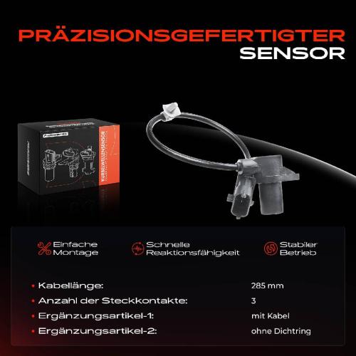 Frankberg 1x Kurbelwellensensor Impulsgeber für Hyundai Getz i10 i20 KIA Rio II III Picanto 1.1L 1.5L Bild Frankberg 1x Kurbelwellensensor Impulsgeber für Hyundai Getz i10 i20 KIA Rio II III Picanto 1.1L 1.5L