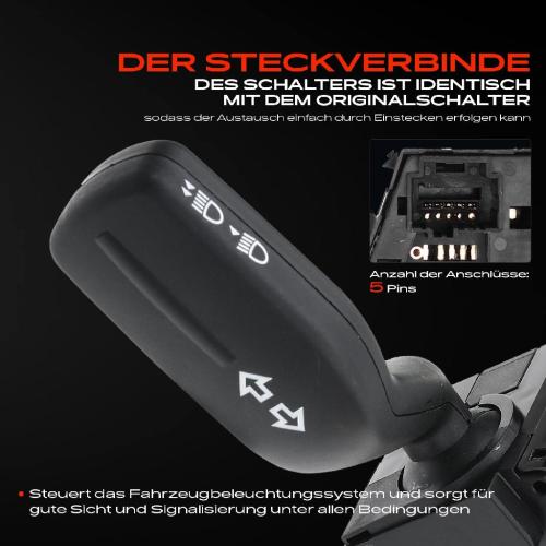 1x Kombischalter Lenkstockschalter für Ford Transit FA FB FC FD FS FZ 2006-2014 Bild 1x Kombischalter Lenkstockschalter für Ford Transit FA FB FC FD FS FZ 2006-2014